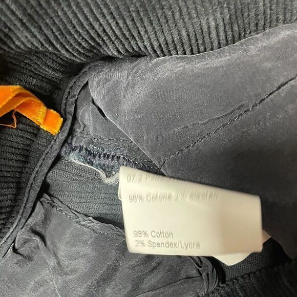 PIAZZA SEMPIONE Uma Corduroy Pants Black Size - Picture 5 of 7